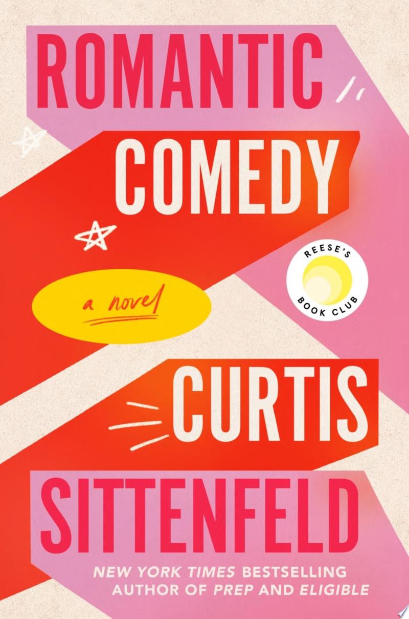 Pink and Red shapes overlap each other across the cover giving the illusion that the words  of the title and author's name are popping off the cover page.