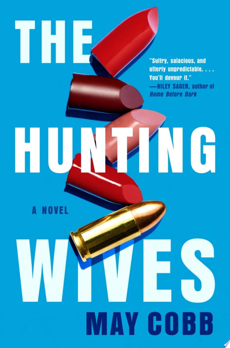 A light blue cover with the pips of different colored red, pink, and purple lipstick and a bullet casing. 