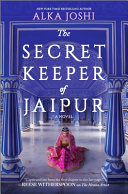 Purple and lavender cover of what appears to be a temple or marble building with pillars. An Indian woman dressed in a pink and orange sari kneels on the floor.