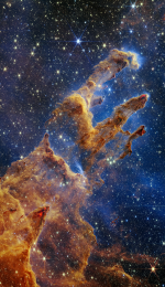 Pillars of Creation - A Region in Space Where New Stars Form